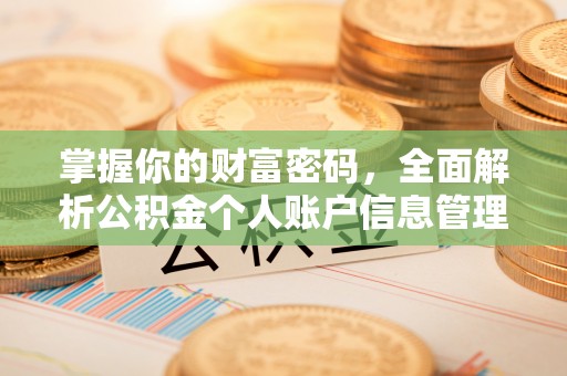 台北掌握你的财富密码，全面解析公积金个人账户信息管理与优化