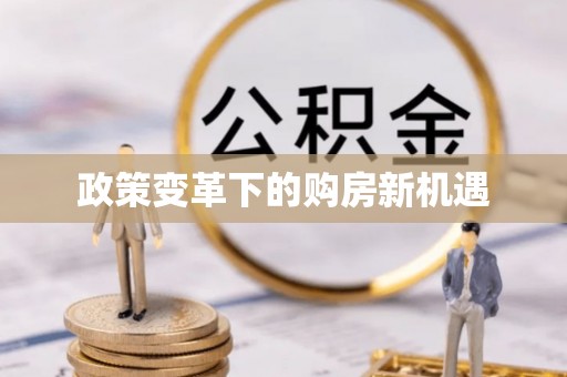 台北政策变革下的购房新机遇